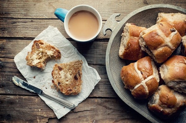 pastries and cocoa